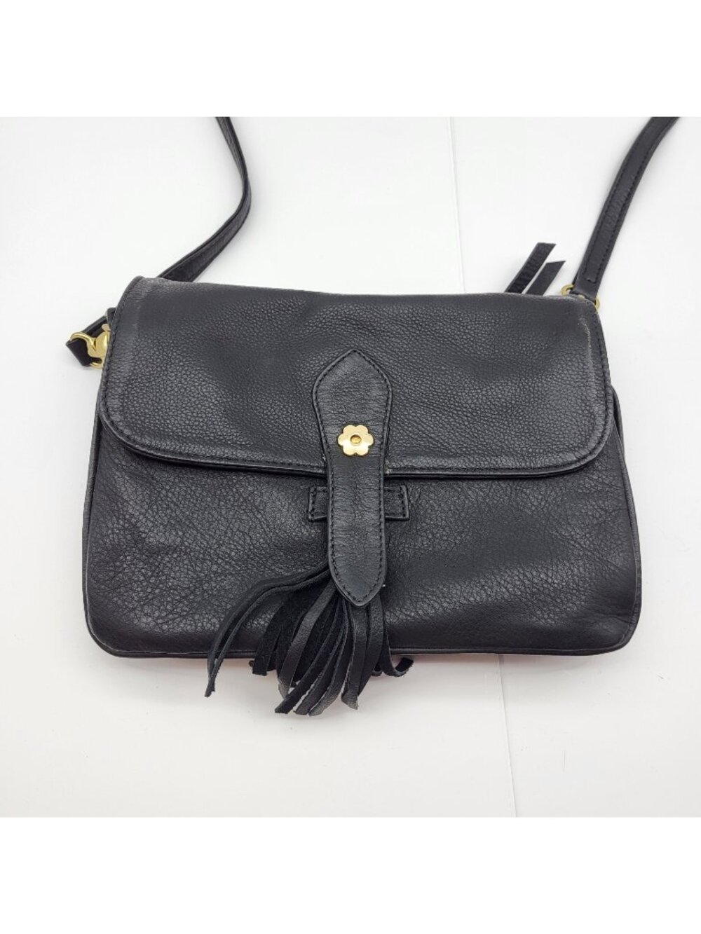 Coronado Leather Purse Black shoulder bag Minimalist Classic